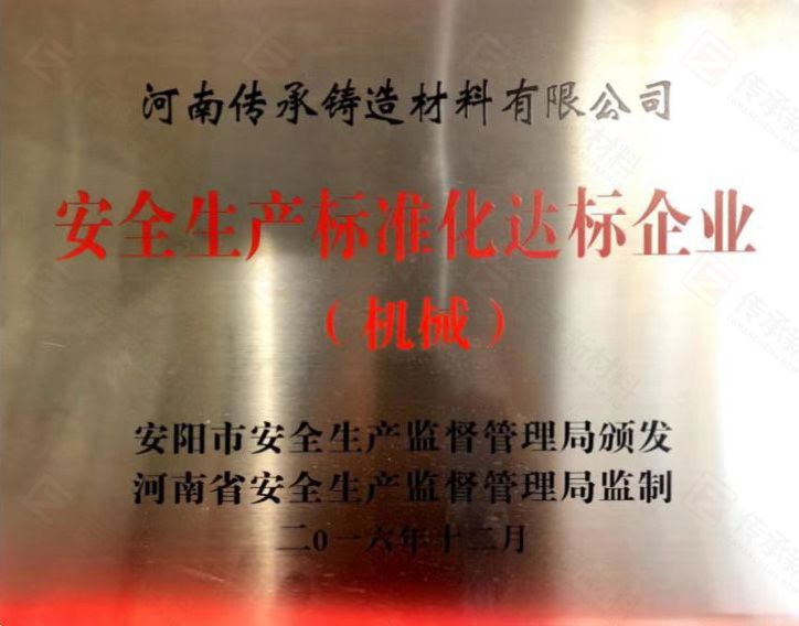 安全生產(chǎn)標面化達標企業(yè)（機械）